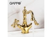 Смеситель для раковины G1389-6 золото Gappo
