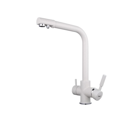 Смеситель для кухни F4352-8 белый Frap