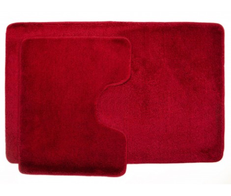Комплект ковриков для ванны Be`Maks из 2 шт 50х80/40х50/18мм 174 бордо Aqua-Prime Комплект ковриков для ванны Be`Maks из 2 шт 50х80/40х50/18мм 174 бордо Aqua-Prime