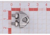 Зажим для стальных тросов 3 мм. Зажим для стальных тросов 3 мм.