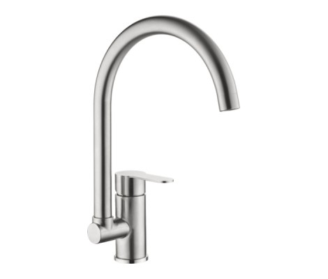 Смеситель для кухни LR74003 нержавеющая сталь Zerix