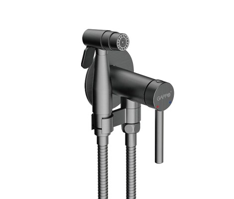Смеситель для гигиенического душа G7206-9 встраиваемый, оружейная сталь Gappo