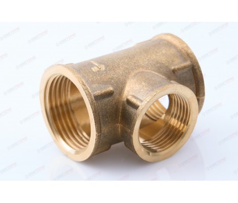 Тройник латунь 1 Тройник латунь 1