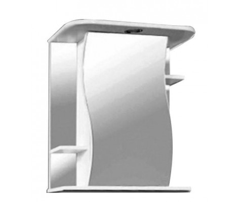 Шкаф-Зеркало 55 Лилия С, белое, Flamenco Шкаф-Зеркало 55 Лилия С, белое, Flamenco