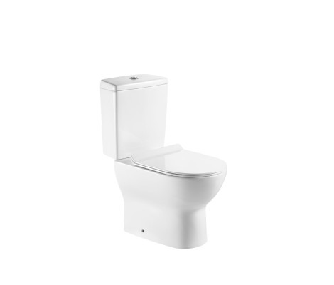 Унитаз-компакт A080, сиденье тонкое ДП, крепления Eva Gold Унитаз-компакт A080, сиденье тонкое ДП, крепления Eva Gold