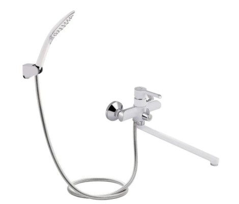 Смеситель для ванны Edem 006 Euro &Oslash;35 белый Mixxus Premium