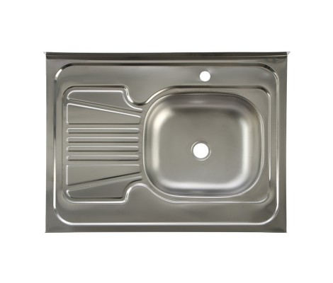 Мойка НАКЛАДНАЯ 60*80R*0,40мм БЕЗ СИФОНА TRIO Мойка НАКЛАДНАЯ 60*80R*0,40мм БЕЗ СИФОНА TRIO