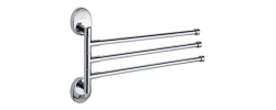 Полотенцедержатель поворотный 3 планки LR3314 Zerix
