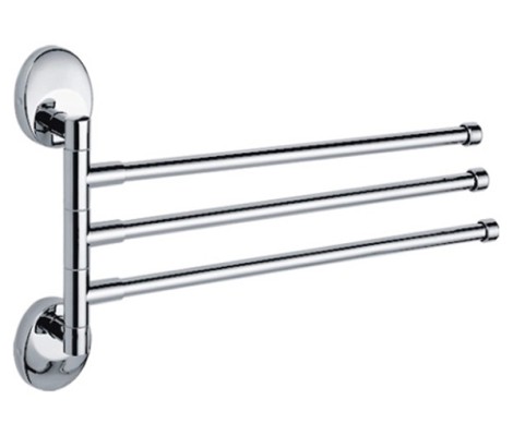 Полотенцедержатель поворотный 3 планки LR3314 Zerix