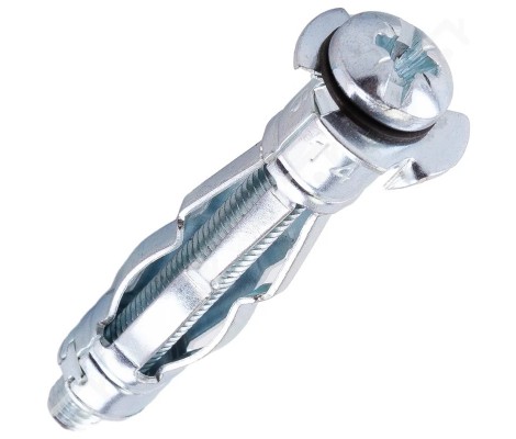 Дюбель для гипсокартона -MOLLY-, 6х52 (уп. 4 шт) Металвис