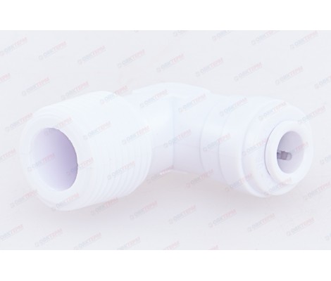 Фитинг угловой QF с внешней резьбой 3/8 Барьер