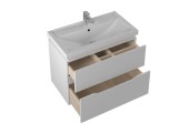 Тумба консольная из ДСП и МДФ Сити т18-80 под умывальник Комо Briz