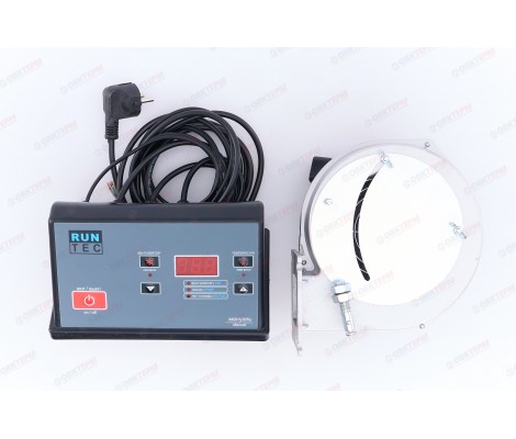 Автоматический поддув воздуха в котле (регулятор+вентилятор) RUN TEC Металлическая крыльчатка