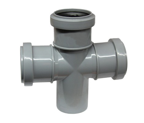 Крестовина канализационная 50/50/50/90° Flextron  
