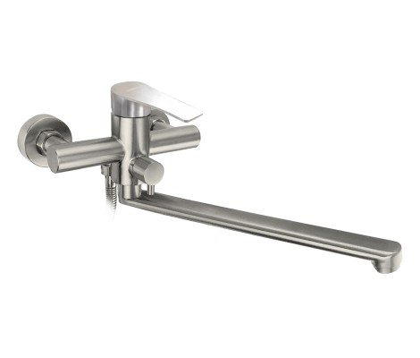 Смеситель для ванны LUX-006 Euro из нержавеющей стали Zerix