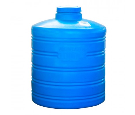 Емкость  АКВАПЛАСТ      1000л   вертикальная  Синяя  (в133*д104)