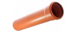 Труба ПП      160 * 3,5 * 1 м            (4шт/уп)  РЫЖАЯ   КРАФТ ПЛАСТ