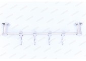 Планка с 4-мя подвижными крючками LR205-4 Zerix