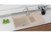 Мойка керамогранитная U - 205 - 328 бежевый Ulgran Мойка керамогранитная U - 205 - 328 бежевый Ulgran