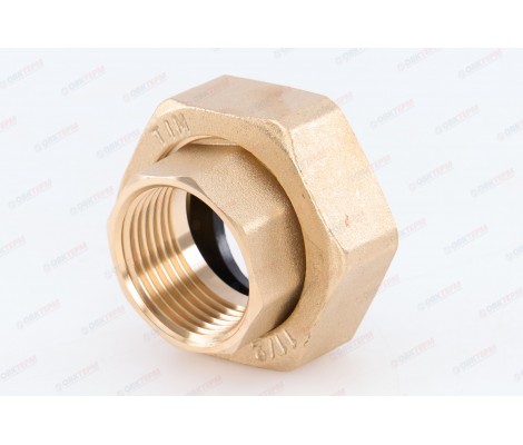 Накидная гайка 1 1/2 В х 1 В прямая латунь HSF064 TIM