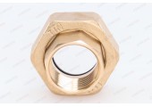 Накидная гайка 1 1/2 В х 1 В прямая латунь HSF064 TIM