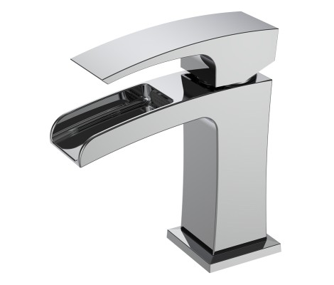 Смеситель для умывальника KB-14007-01 водопад, хром Koer Смеситель для умывальника KB-14007-01 водопад, хром Koer