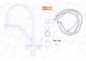 Смеситель для кухни KB-72006-03 с выходом для питьевой воды белый+силик.излив белый Koer Смеситель для кухни KB-72006-03 с выходом для питьевой воды белый+силик.излив белый Koer