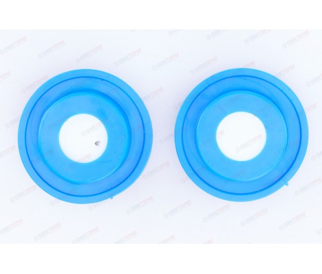 Комплект для полотенцесушителя Белый заглушка+кран Маевского SET-05 - 1/2 Koer