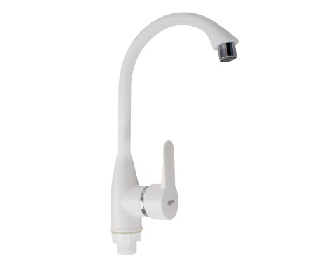 Смеситель для кухни из АБС пластика белый 592 Brimix Смеситель для кухни из АБС пластика белый 592 Brimix