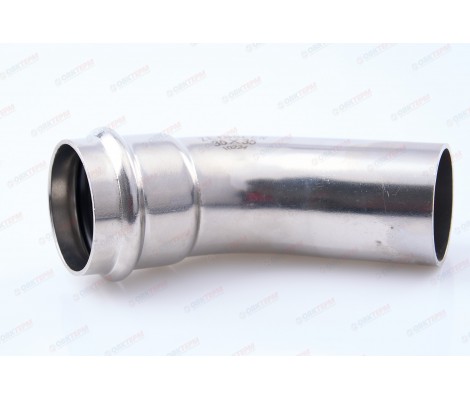 Угол пресс 45° х 35 из нержавеющей стали однораструбный TIM