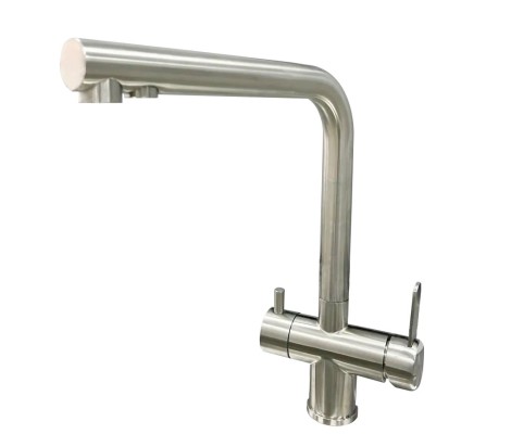 Смеситель для кухни FAN-021 нержавеющая сталь с выходом для питьевой воды &Oslash;40 Mixxus