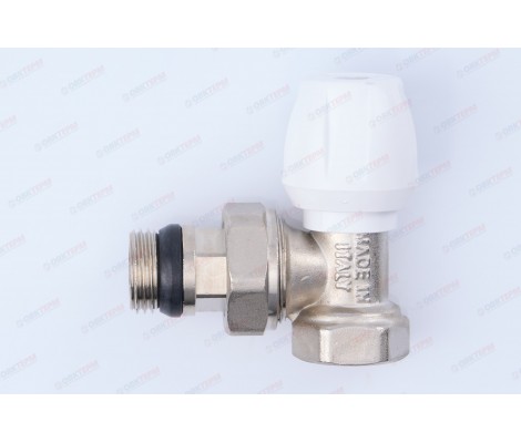 Кран радиаторный ICMA верхний угловой 803 + 940 (антипротечка) 1/2