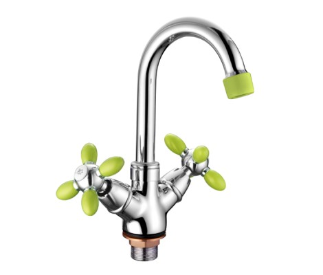 Смеситель для умывальника LR81010G зеленый Zerix 