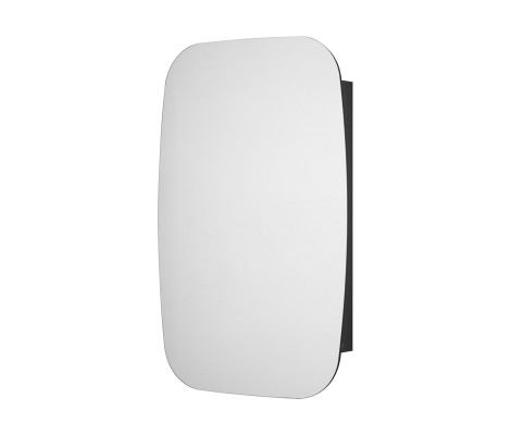 Зеркальный шкаф 60, Сохо 60 Графит левый Aquaton