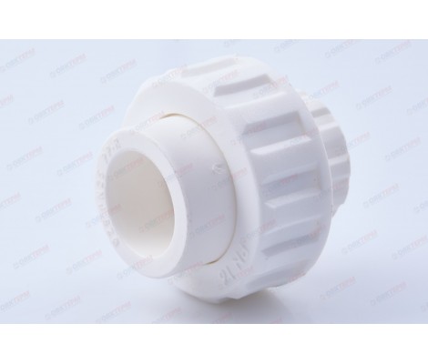 Муфта 10*25 разъемная белая Pro Aqua