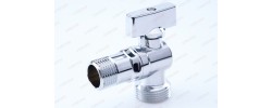Кран угловой для подключения сантхехнтческих приборов 1/2