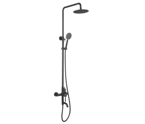 Душевая система SUS-009-J из нержавеющая стали SUS304 черный Mixxus