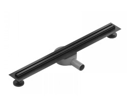 Душевой трап из нержавеющая стали Drain-05-80-SLIM черный 30x800мм Mixxus 