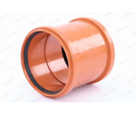 Муфта 110 мм DORON (рыжая)