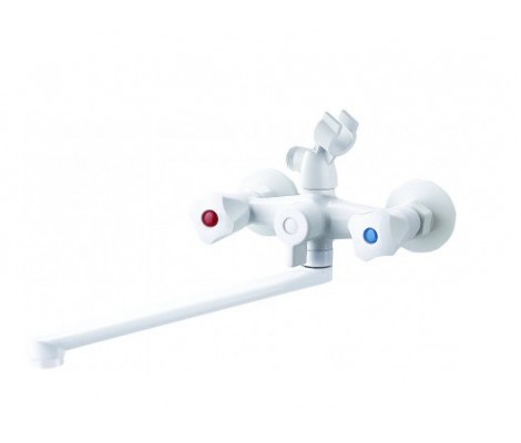 Смеситель д/ванны BELMIX P0703 белый, (без шланга и лейки)