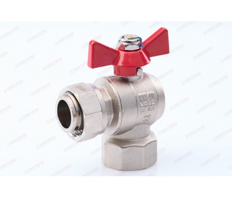 Кран шаровой с накидной гайкой 3/4