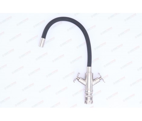 Смеситель д/кухни нерж/сталь ZERIX - GTA-011 REFL.BLACK