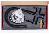 Смеситель для кухни KB-72002-05 с выходом для питьевой воды черный Koer