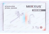 Смеситель для умывальника нержавеющая сталь SUS-001-A белый Mixxus