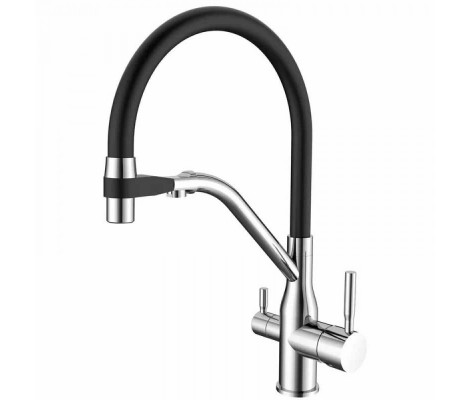 Смеситель д/кухни MIXXUS PREMIUM GRAVITY 021 REFL.BLACK &Oslash;35 (8 шт/ящ)