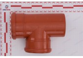 Тройник канализационный 110/110/90° рыжий Flextron