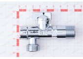 Кран угловой для подключения сантехнических приборов 1/2