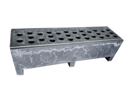 Лоток полимерный Н140 с решеткой 500х140х135