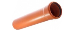 Труба канализационная наружная ПП 110 * 3,2 * 1.5 м оранжевая Элида/КТП Flextron