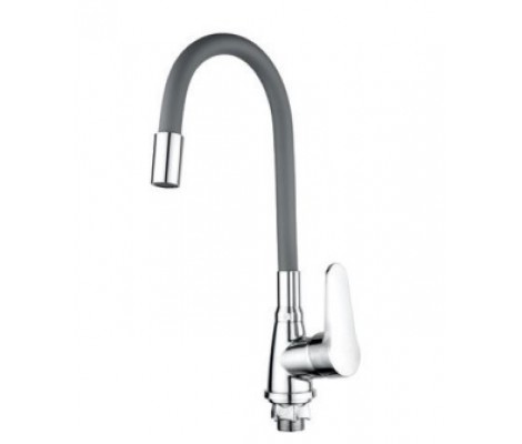 Смеситель для кухни REFLECTOR MIXXUS ELVIS 014 (NUT) GREY &Oslash;35 ГАЙКА